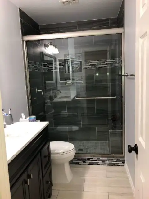 Small but Unique Bathroom Makeover - Bathroom Remodeling Service in Lewisville TX