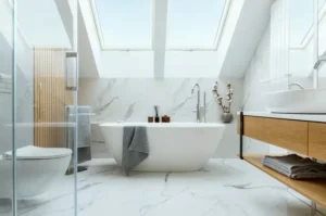 Bathroom remodeling - Bathroom ventilation system helping control excess moisture and protect surfaces